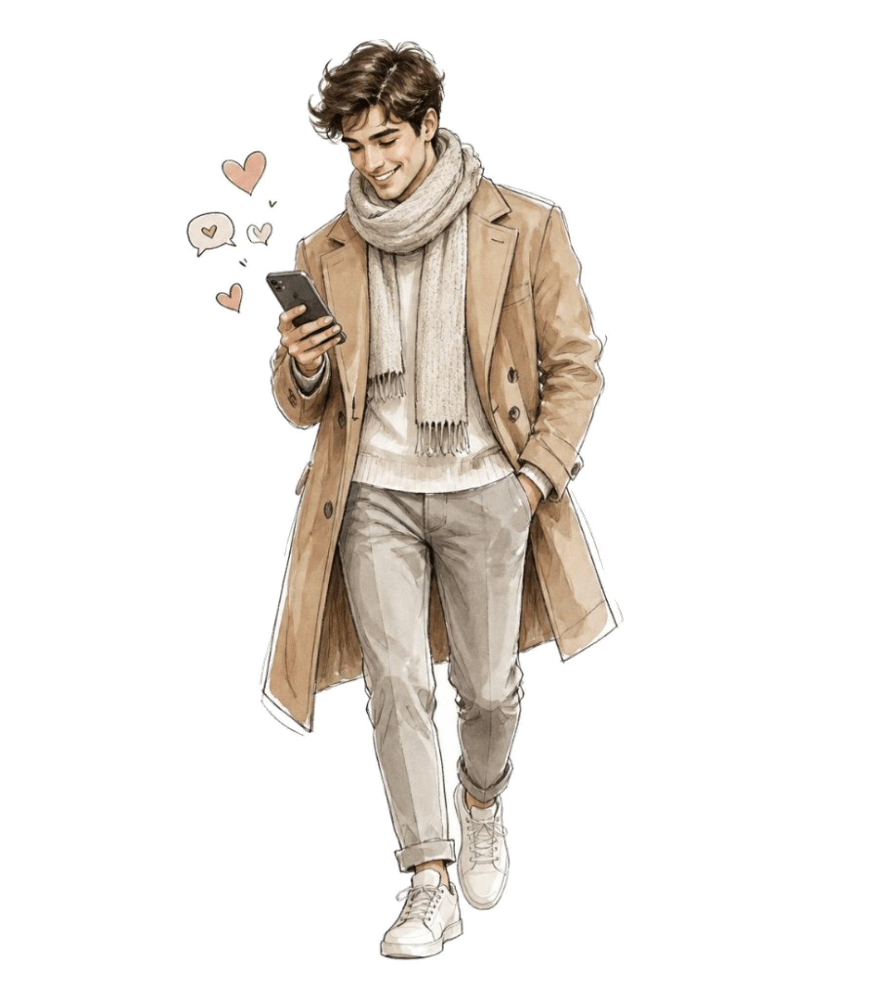 Ilustrace — moderní seznamování
